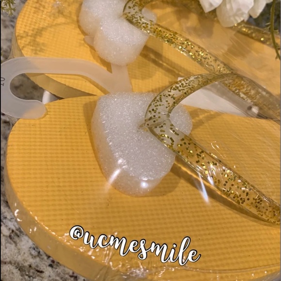 Glitter Strap Flip Flops - Picture 2 of 4